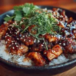 Quick Teriyaki Chicken Rice Bowl