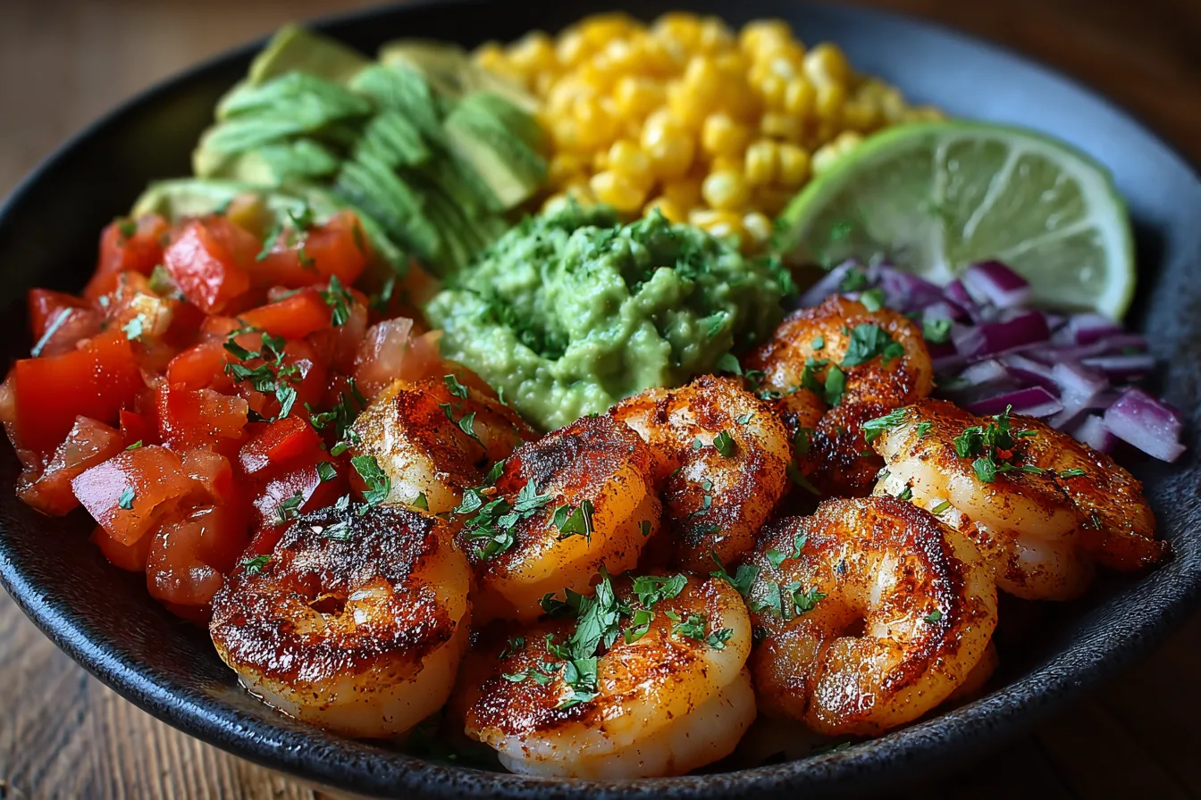 Shrimp Taco Bowl Summer Meal Prep