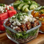 Watermelon Feta Quinoa Meal Prep Bowls: A Refreshing Summer Dish