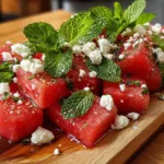 Easy Watermelon Feta Salad with Mint
