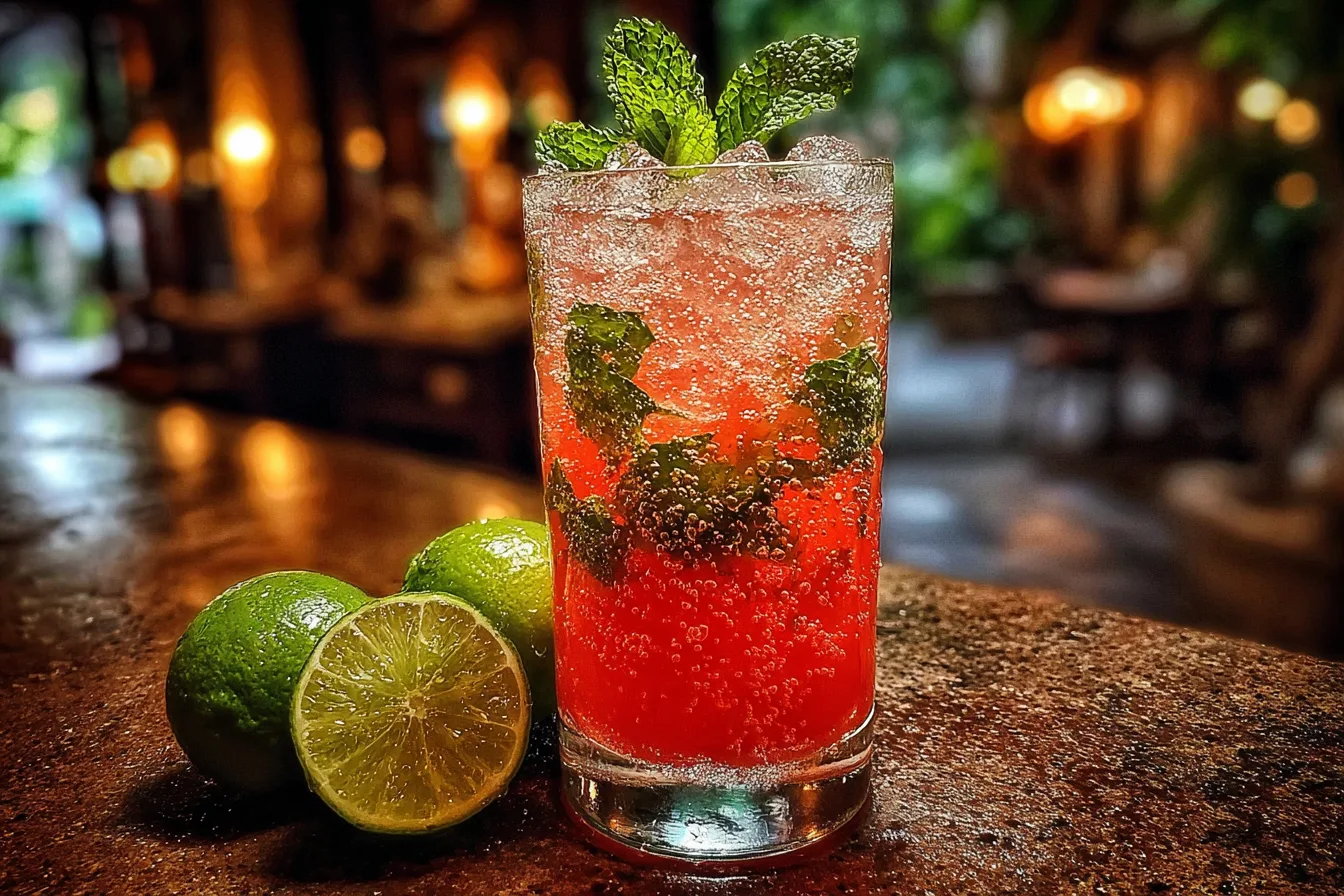 Sparkling Watermelon Mocktail Recipe for Refreshing Summer Sips