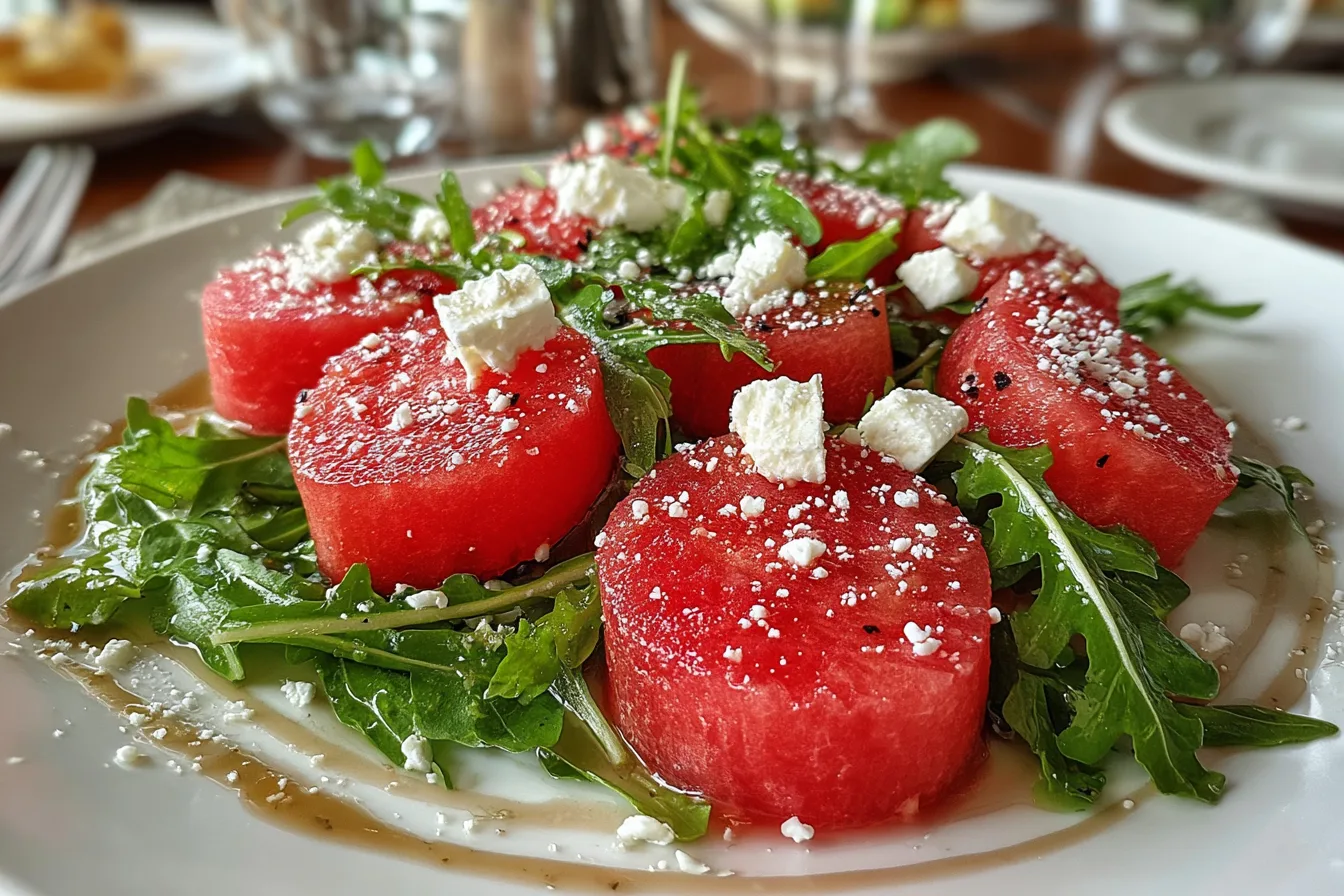 Watermelon Arugula Feta Salad: A Fresh Summer Combination