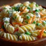 Cottage Cheese Ranch Protein Pasta Salad