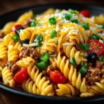 High Protein Taco Pasta Salad