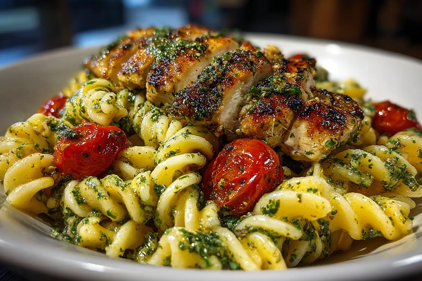 Pesto Chicken Mozzarella Protein Pasta Salad: A Flavorful, Protein-Packed Recipe