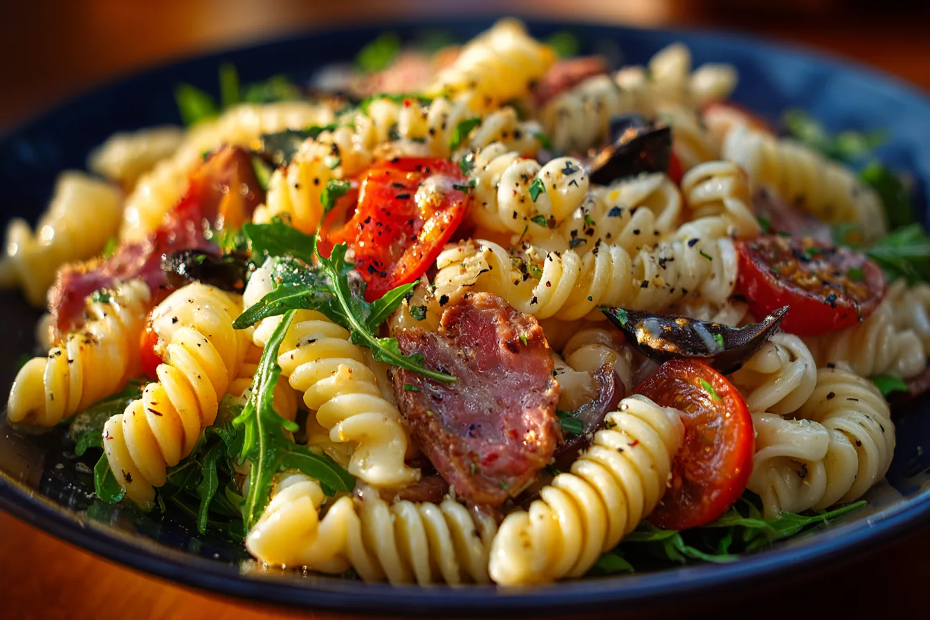 Italian Grinder Protein Pasta Salad