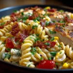BBQ Chicken Ranch Protein Pasta Salad: A Flavorful, High-Protein Meal