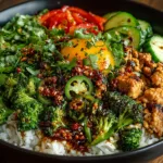 Healthy Ground Chicken Rice Bowls for Meal Prep