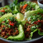 Spicy Ground Chicken Lettuce Wraps: A Flavor-Packed Recipe