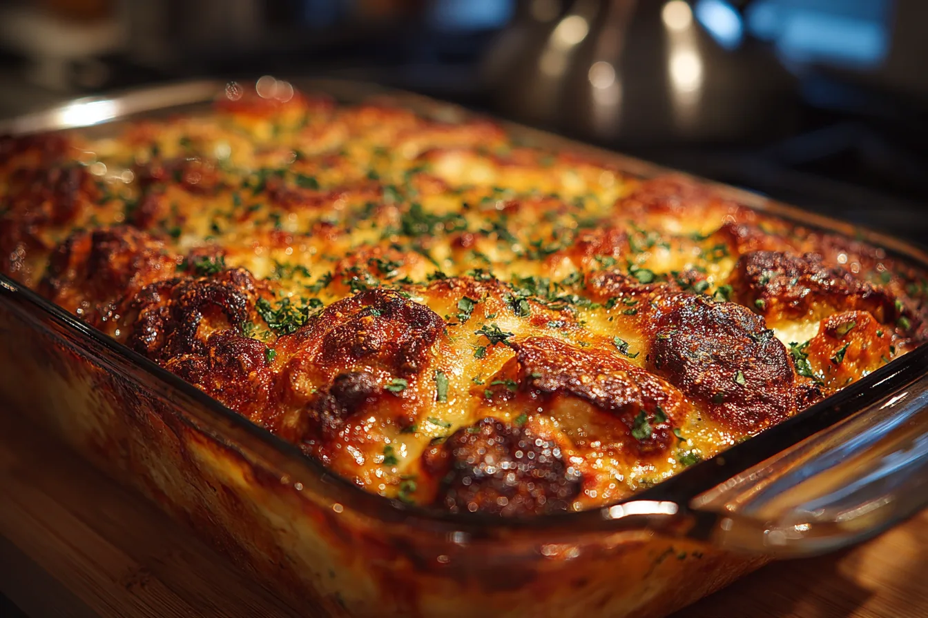 Ground Chicken Sweet Potato Bake