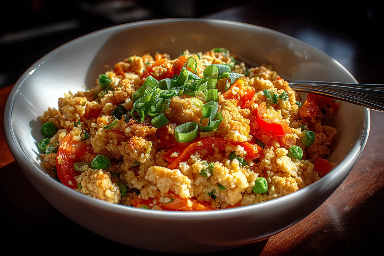 Ground Chicken Cauliflower Fried Rice: A Healthy, Flavor-Packed Recipe