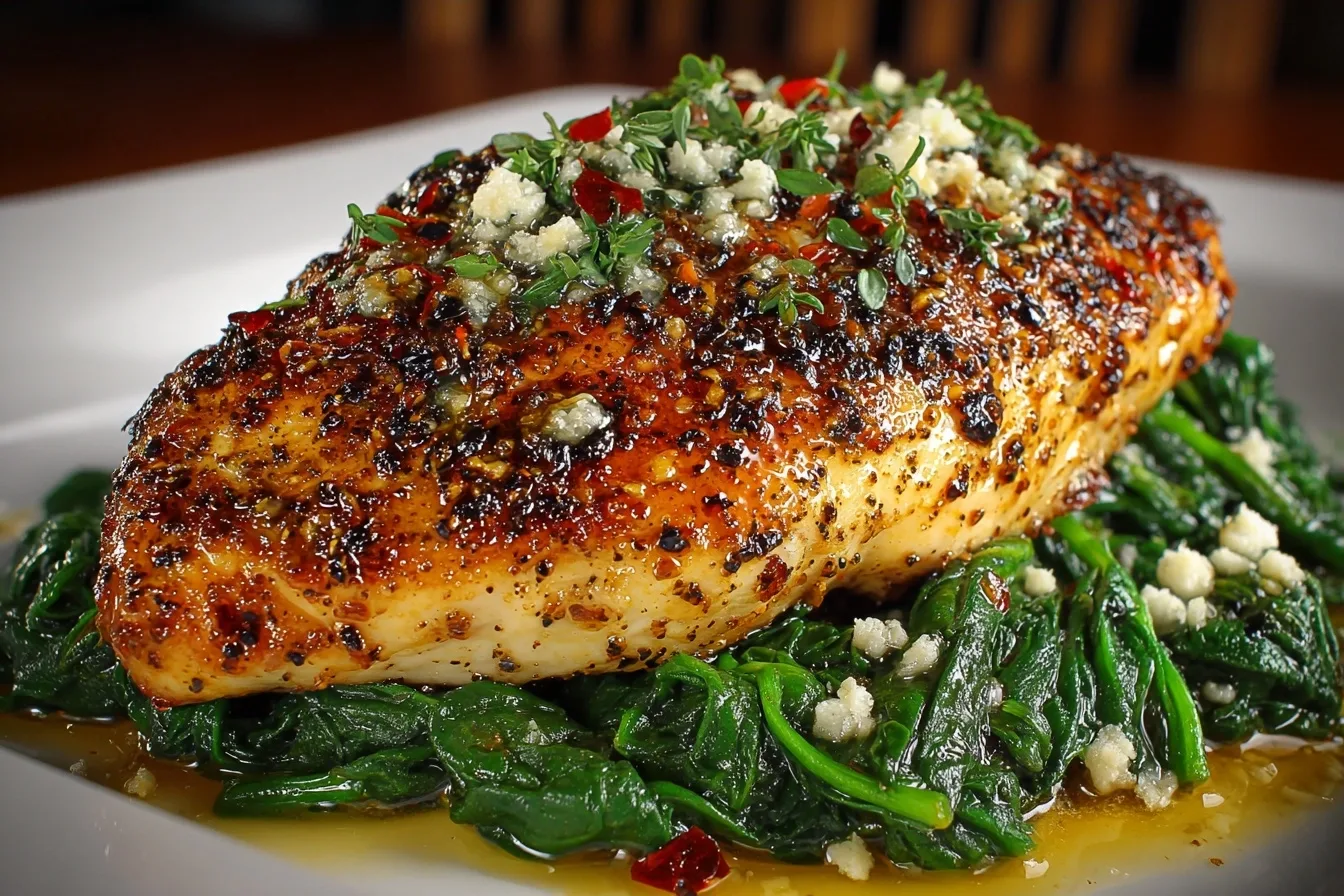 Healthy Spinach Marry Me Chicken: A Creamy, Protein-Packed Skillet Dish