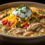 Thick and Creamy White Bean Chicken Chili