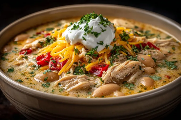 Thick and Creamy White Bean Chicken Chili