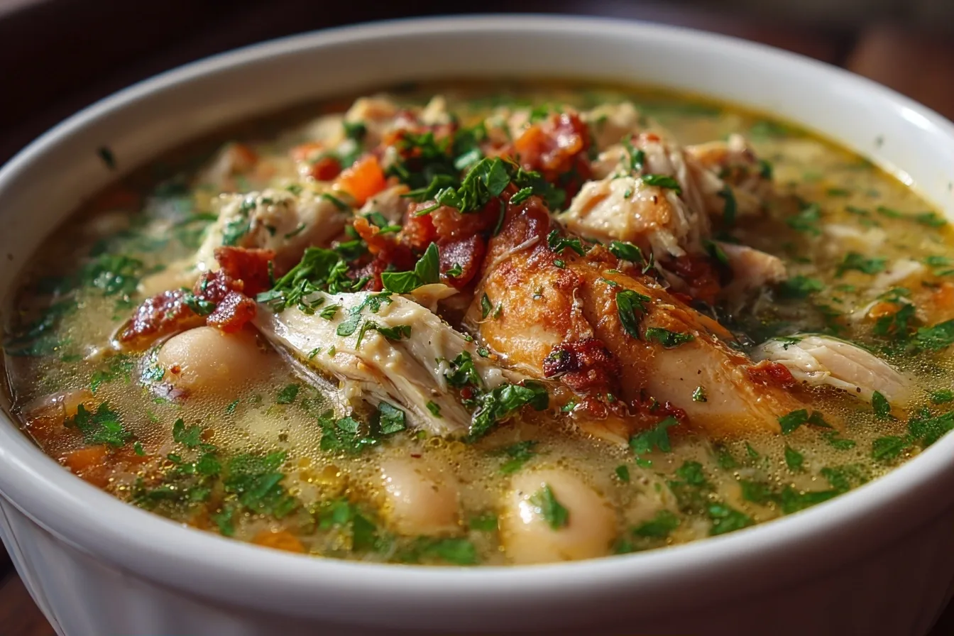 Easy Rotisserie Chicken White Chili