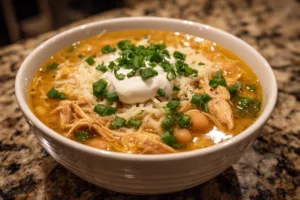Instant Pot White Chicken Chili in 30 Minutes