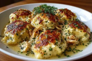 Homemade Chicken and Herb Dumplings Recipe