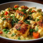 Healthy Chicken and Dumplings with Veggies