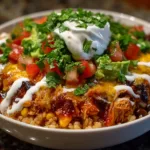 Healthy Crockpot Chicken Burrito Bowls: A Flavorful, No-Slave Meal