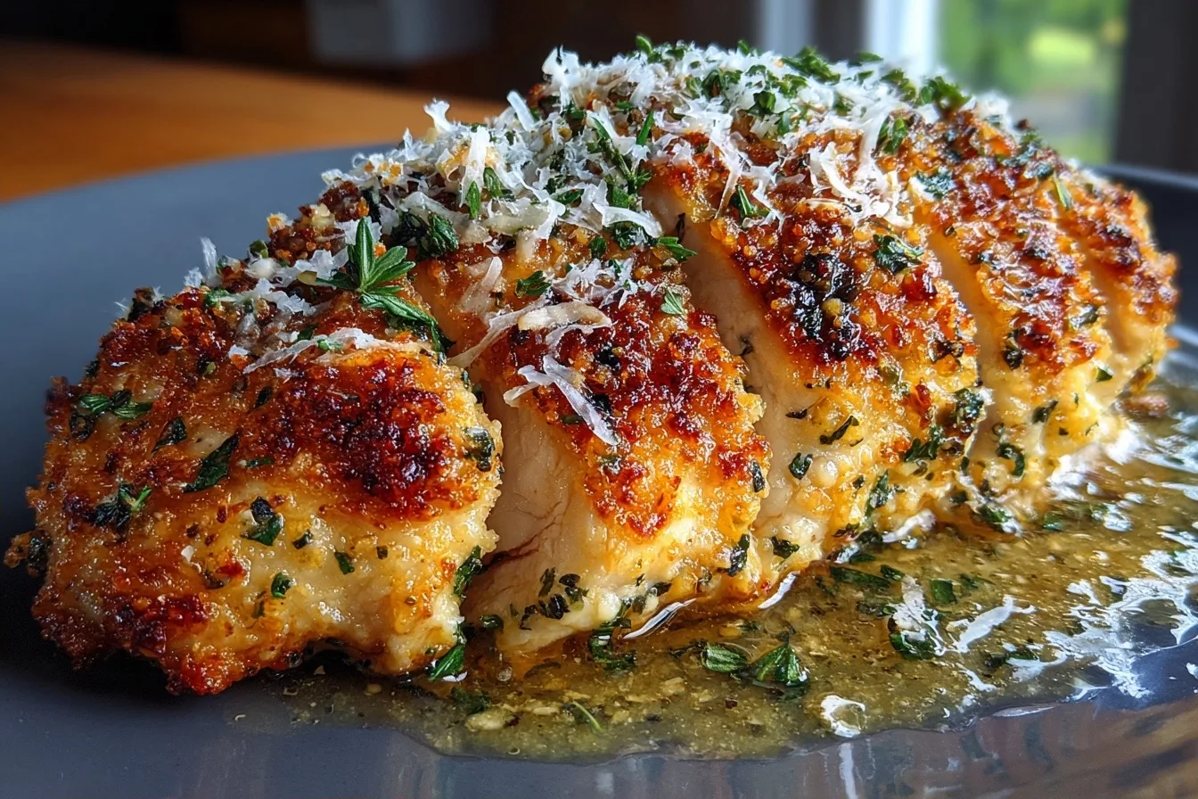Slow Cooker Garlic Parmesan Chicken