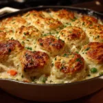Easy Biscuit Chicken Pot Pie Bake