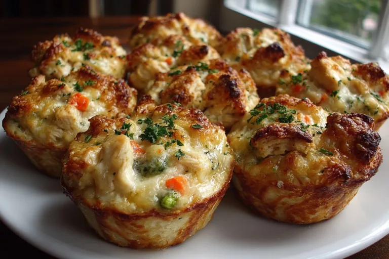 Mini Chicken Pot Pie Muffins: A Portable, Flavor-Packed Recipe