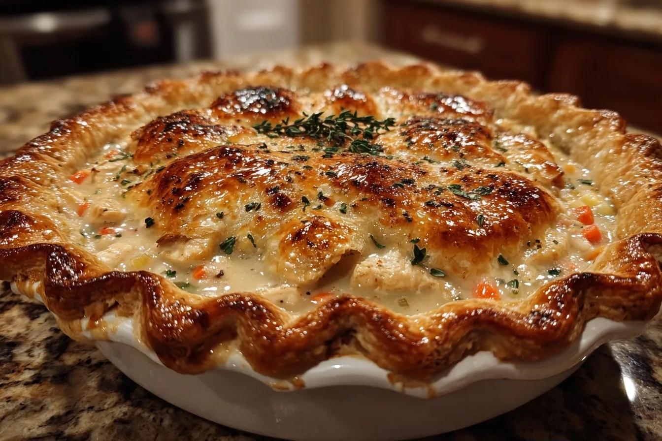Thanksgiving Leftover Chicken Pot Pie
