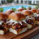 Easy Hawaiian Chicken Sliders for Pool Parties