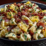 Tropical Pasta Salad with Pineapple & Smoked Turkey Bacon