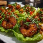Easy Shrimp Taco Lettuce Wraps