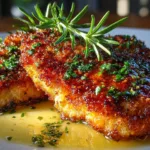 Crispy Parmesan Crusted Chicken Cutlets