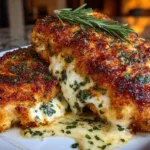 Parmesan Crusted Chicken with Mozzarella Recipe