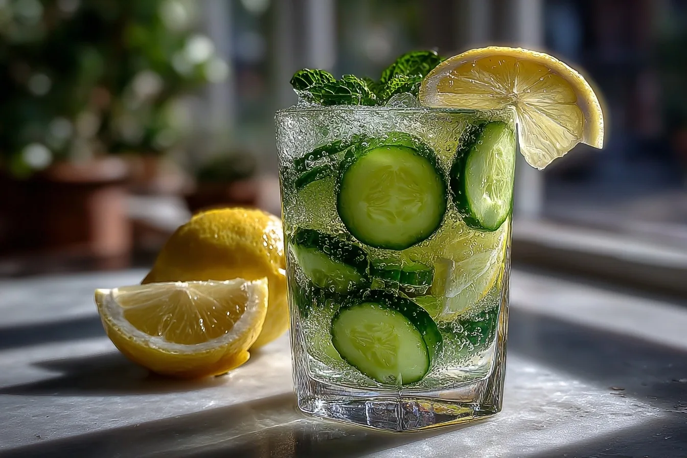 Refreshing Cucumber Lemon Detox Water Recipe
