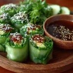 Cucumber Avocado Summer Rolls: A Fresh and Healthy Recipe