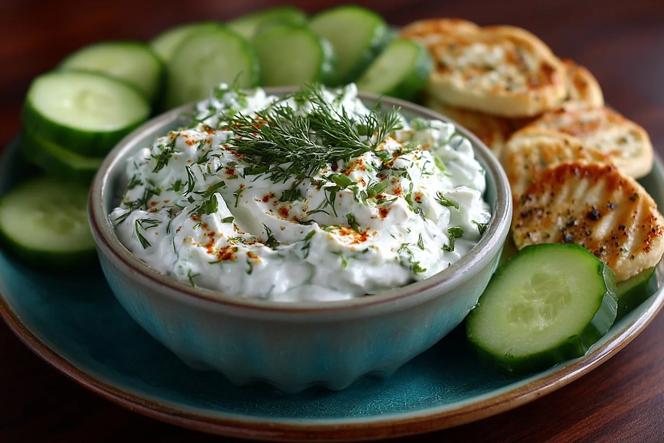 Greek Yogurt Cucumber Dip Recipe