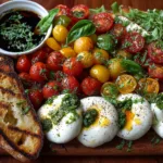 Burrata Caprese Salad Board | A Fresh and Flavorful Spread