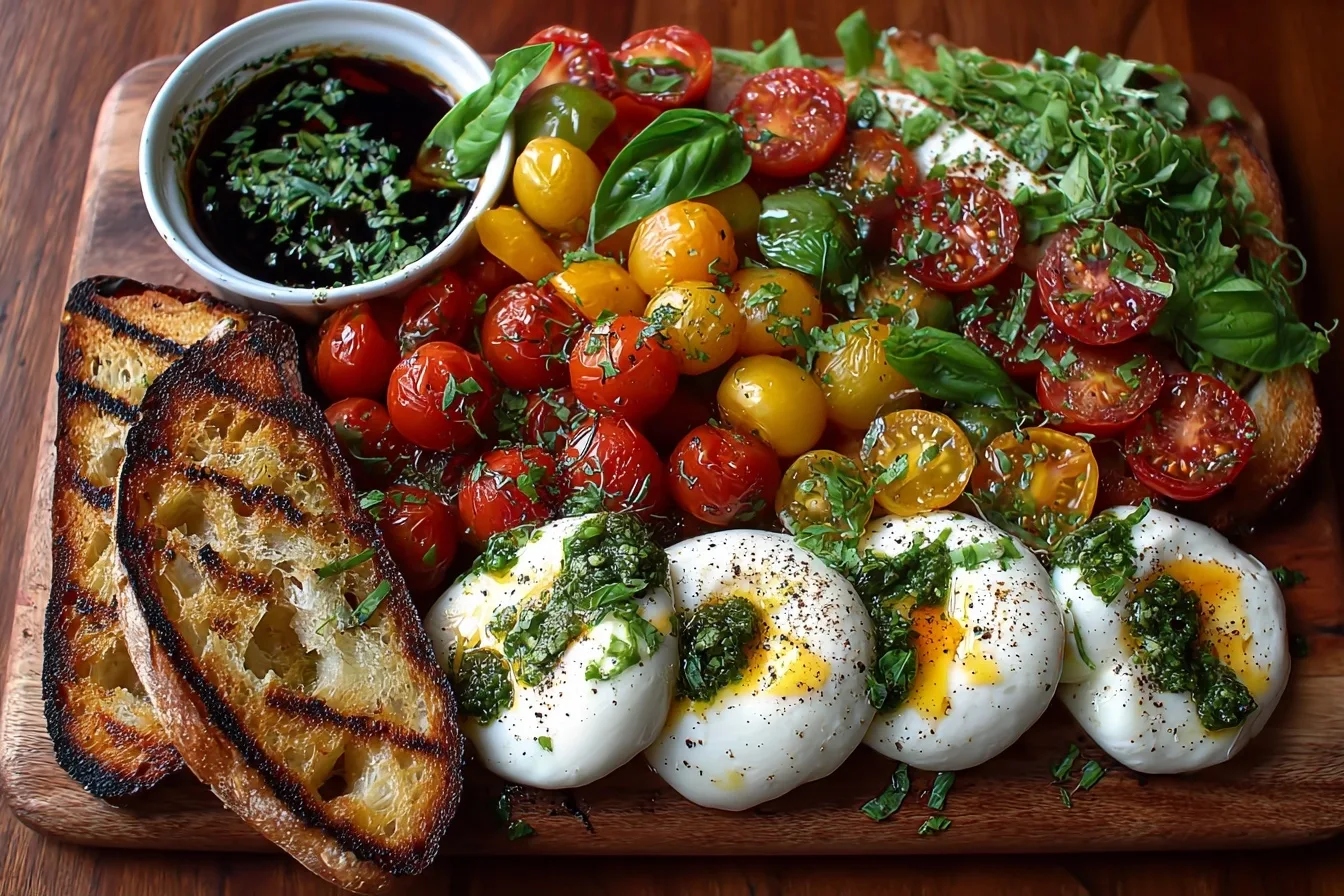 Burrata Caprese Salad Board | A Fresh and Flavorful Spread