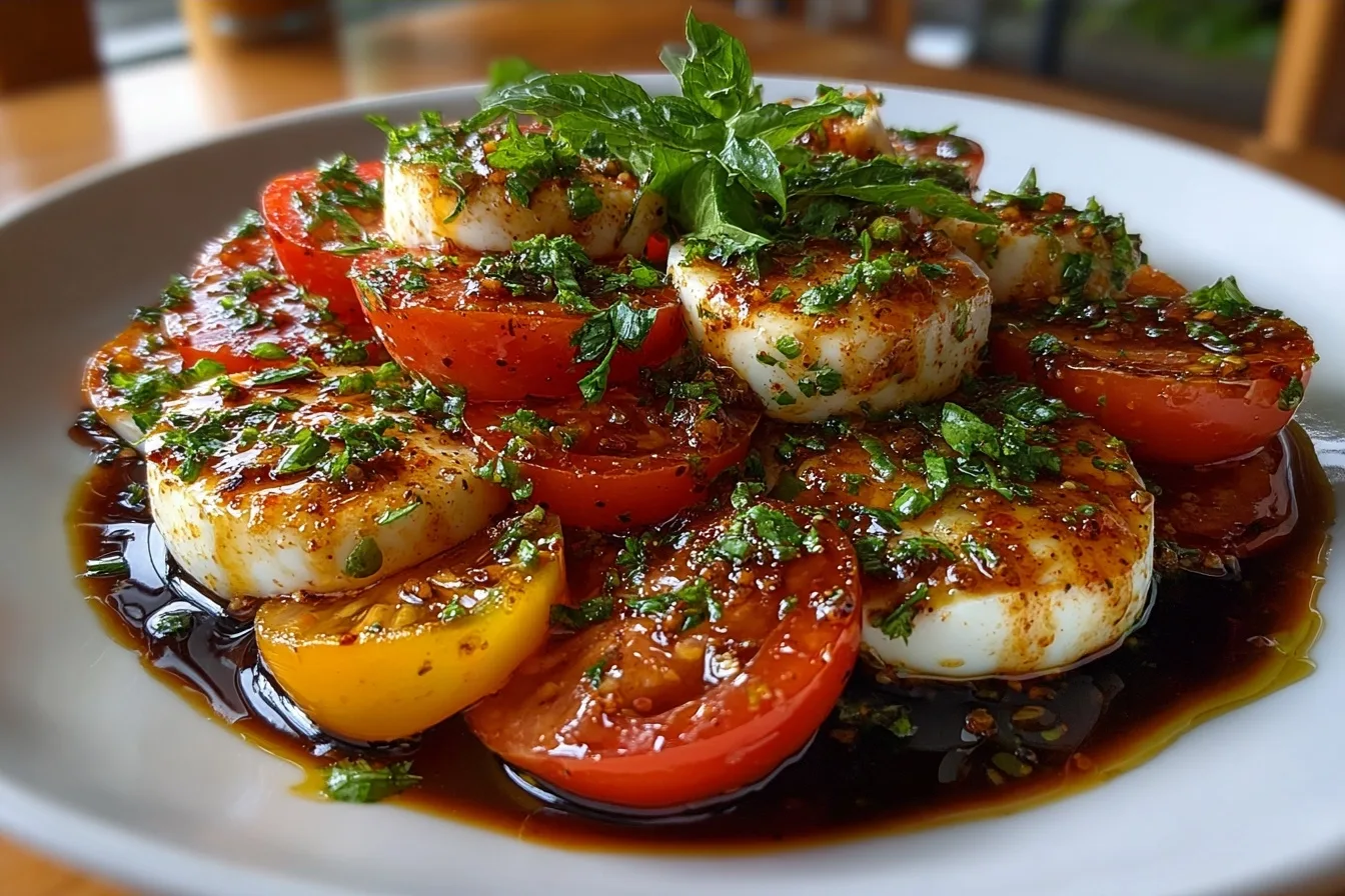 Hot Honey Caprese Salad: A Sweet and Savory Summer Twist