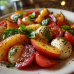 Peach Caprese Salad Recipe