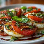 Classic Caprese Salad with Balsamic Glaze