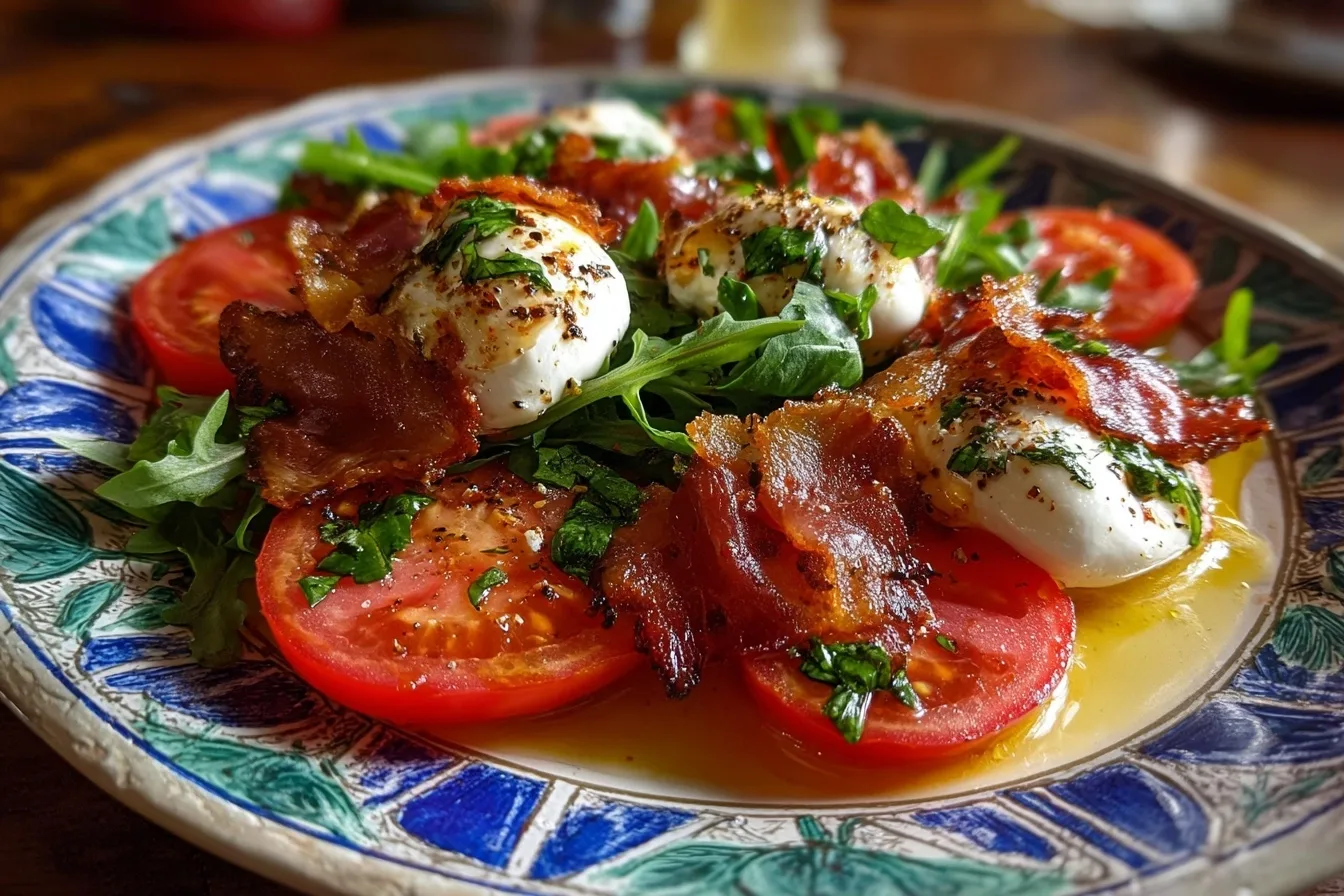 Crispy Prosciutto Caprese Salad: A Flavorful Twist on a Classic