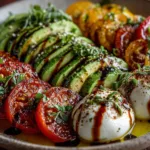 Avocado Caprese Salad Bowl Recipe