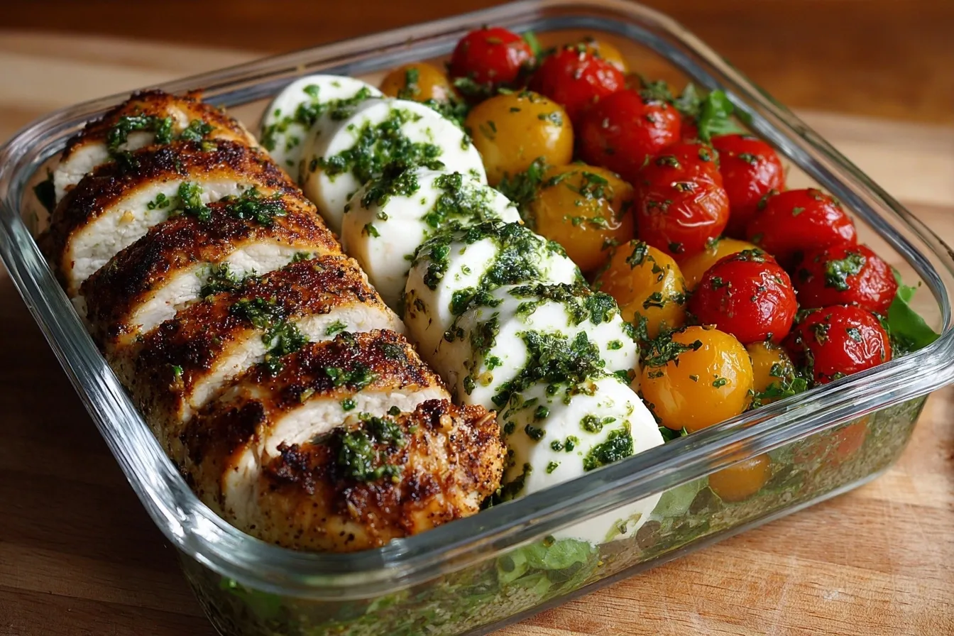 Chicken Caprese Salad Meal Prep: A Quick & Flavorful Guide