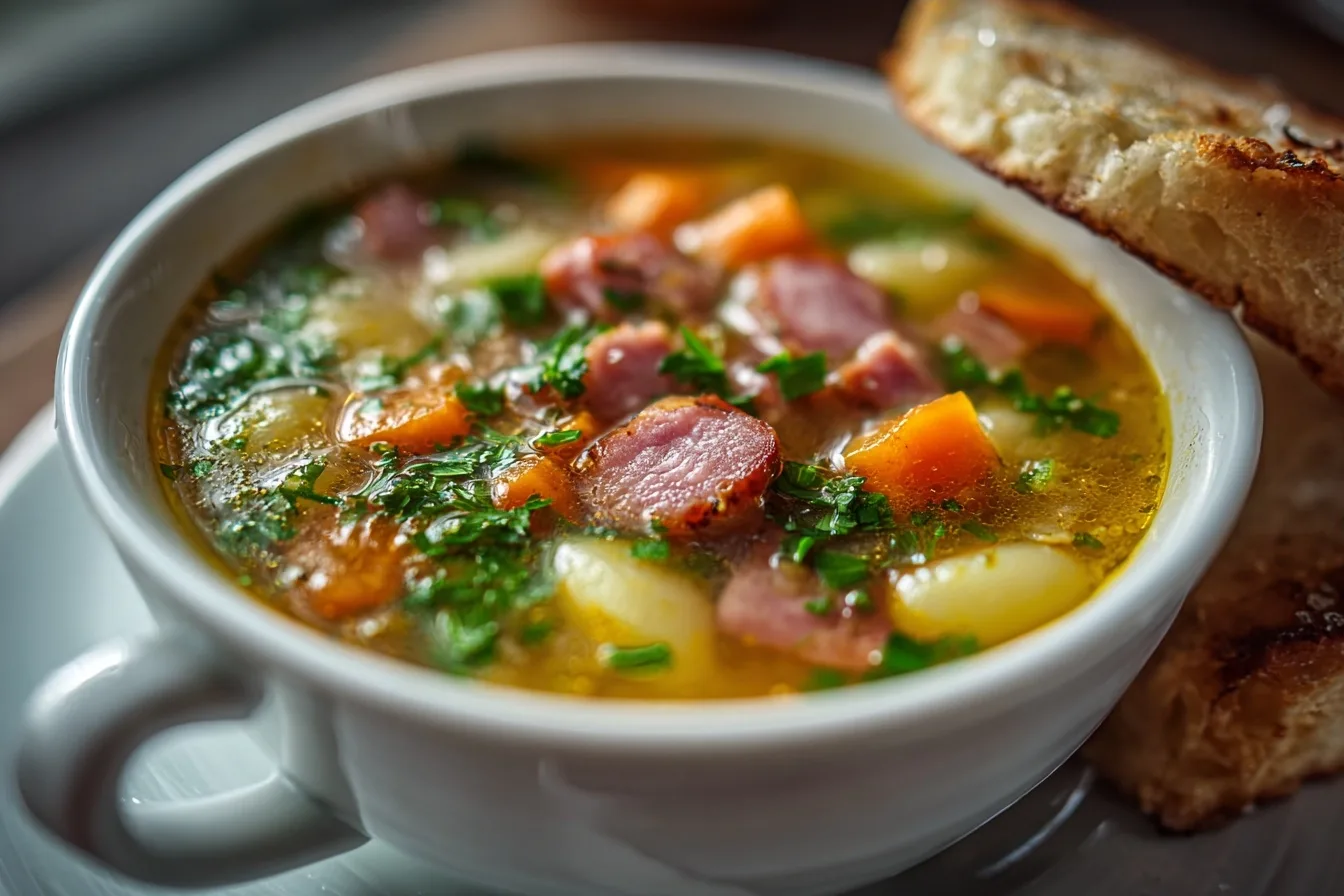 Best-Ever Ham and Lima Bean Soup with Healthy Variations