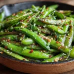 Garlic Butter Snap Peas Skillet Recipe