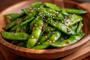 Asian Garlic Snap Peas: A Flavorful Vegetable Stir-Fry Recipe