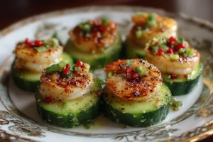 Shrimp Avocado Cucumber Cups: A Fresh, Flavor-Packed Appetizer