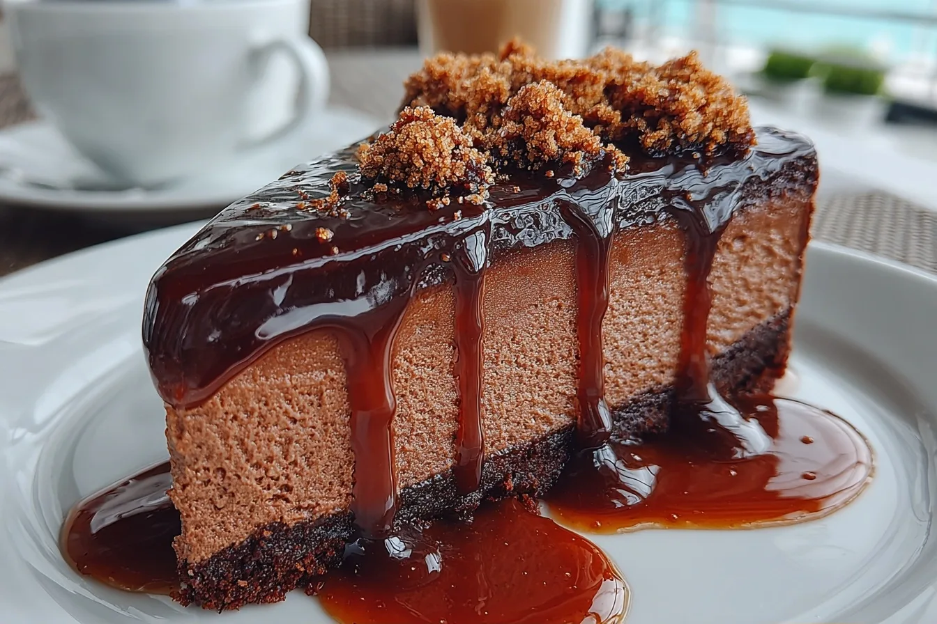 Triple Chocolate Mousse Cake
