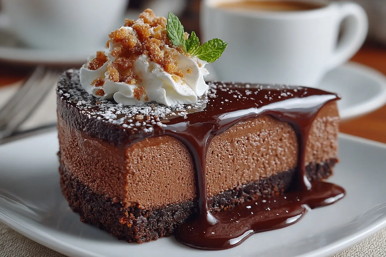 No-Bake Chocolate Mousse Cake | Easy, Creamy Dessert Recipe