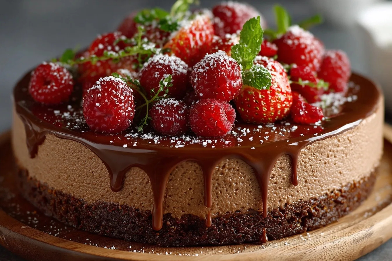 Easy Chocolate Mousse Cake Recipe | Rich No-Bake Dessert